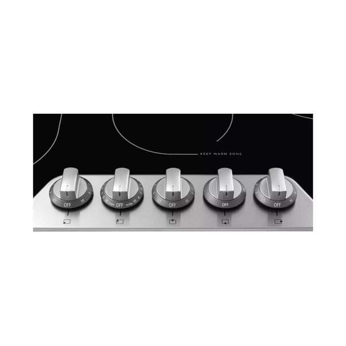 Frigidaire Professional Series FPEC3077RF 30 Inch Electric Cooktop with 5 Elements, Smooth Ceramic Glass Surface, SpacePro™ Bridge Element, PowerPlus® Boil, PrecisionPro Controls™, Indicator Light, Keep Warm Zone, UL/CSA, and ADA Compliant