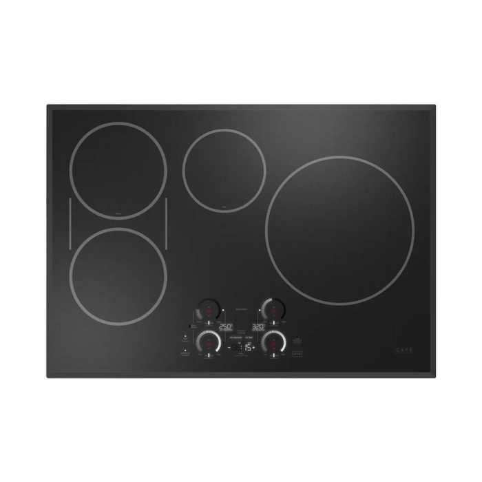 Cafe CHP90301TBB 30 Inch Induction Smart Cooktop with 4 Elements