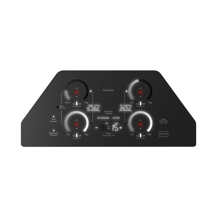 Cafe CHP90301TBB 30 Inch Induction Smart Cooktop with 4 Elements