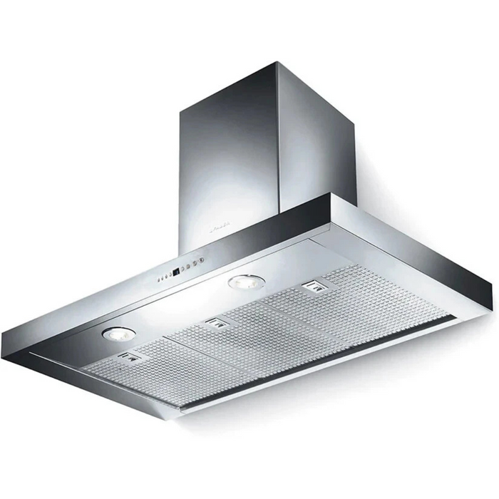 Faber BELA36SS600B Bella Collection Wall Hood with 600 CFM Pro Motor, Electronic Controls, Delayed Auto-Off, LED Lighting, Dimmer Light, Intensive Speed, 24 Hour Anti-Pollution Mode and ADA Compliant: 36 Inch Width