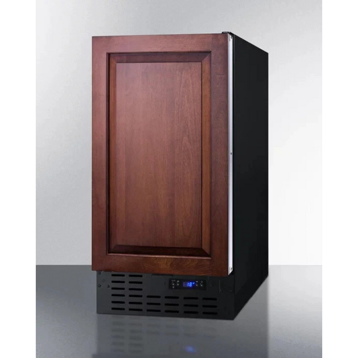 Summit SCFF1842IF 18 Inch Undercounter Freezer with 2.7 cu. ft. Capacity, 4 Wire Shelves, Frost-Free Defrost, Digital Thermostat, and Door Lock: Panel Ready