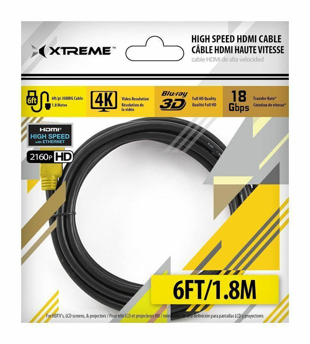 Super High Speed 6ft Hdmi 2.0 4K 3D 18Gbps Supports Ethernet for OLED / LCD TVS