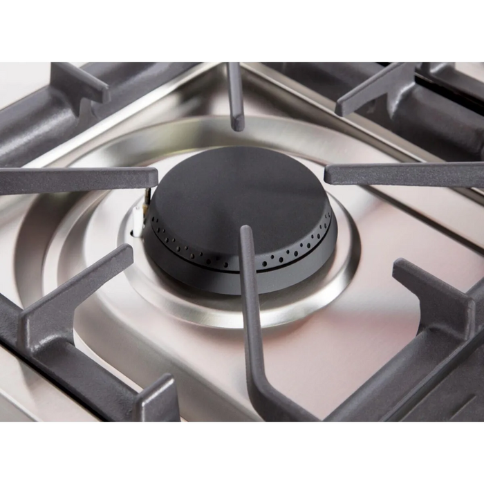 Ilve Majestic II Collection UM096DQNS3BGPLP 36 Inch Freestanding Dual Fuel Range with 6 Sealed Burners, 3.5 cu. ft. Oven Capacity, Warming Drawer, and Fast Pre-Heat: Blue Grey with Copper Trim - LP