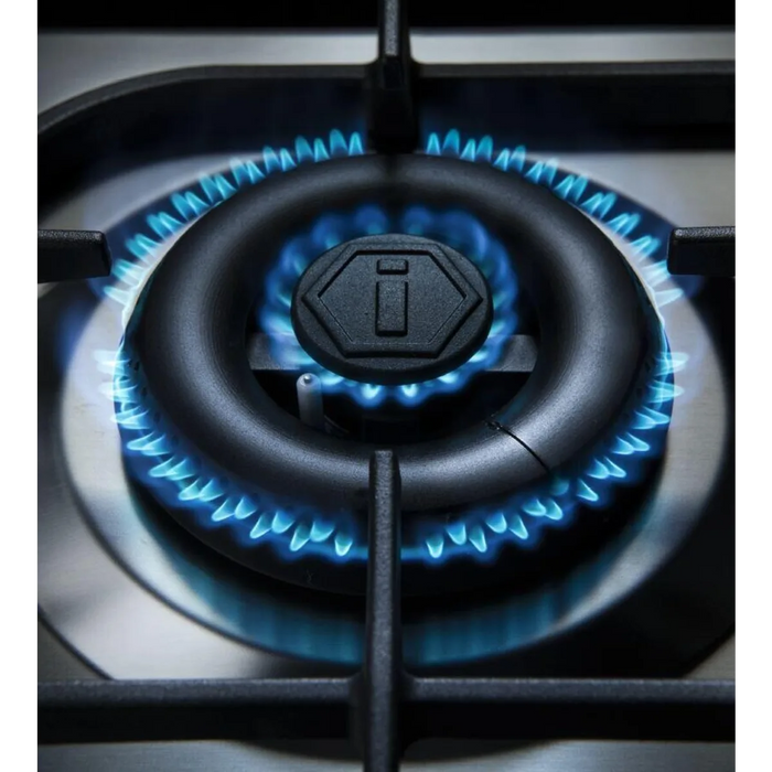 Ilve Majestic II Collection UM096DQNS3BGPLP 36 Inch Freestanding Dual Fuel Range with 6 Sealed Burners, 3.5 cu. ft. Oven Capacity, Warming Drawer, and Fast Pre-Heat: Blue Grey with Copper Trim - LP