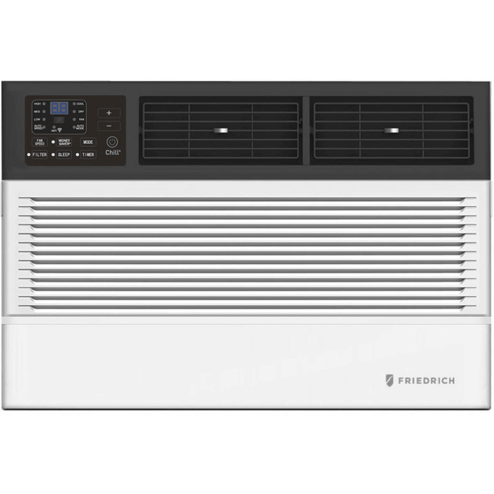 Friedrich Chill Premier Series CCW24B30B 24,000 BTU Window Smart Air Conditioner with QuietMaster® Technology, 24-Hour Timer, Auto Restart, 8-Way Airflow Control, and 1,500 Sq. Ft. Cooling Area