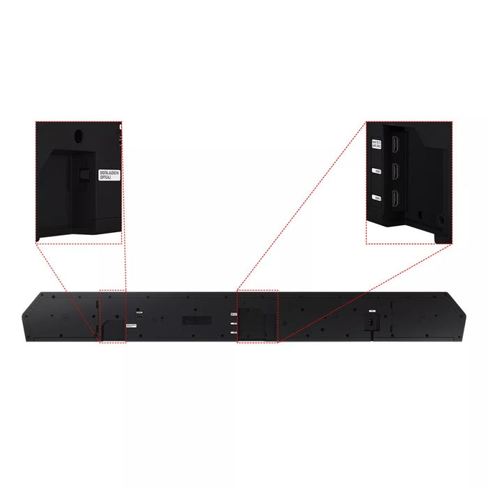 Samsung HWQ990D Q-series 11.1.4 ch. Wireless Dolby Atmos Soundbar Bundle with 4 year CPS Warranty