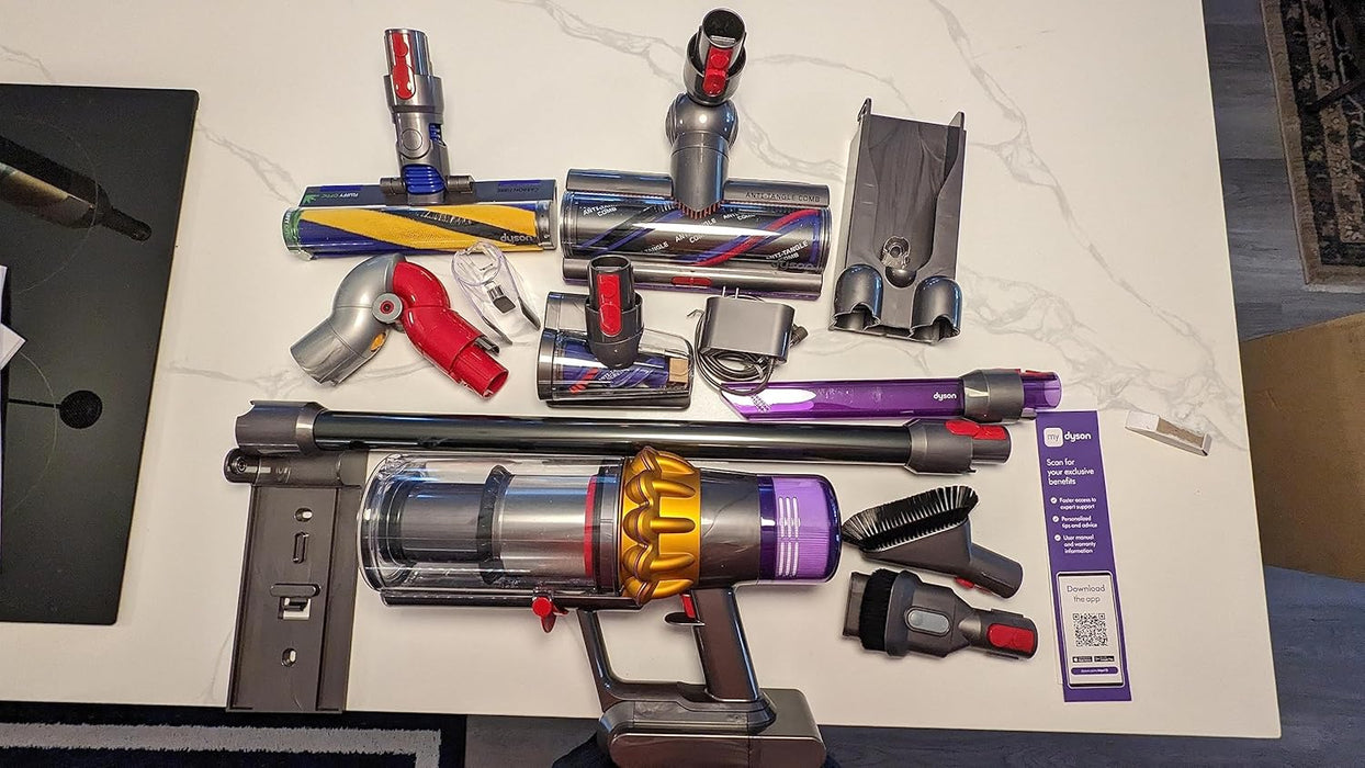 Dyson V15 Detect Total Clean Extra Cordless Vacuum - Yellow/Nickel