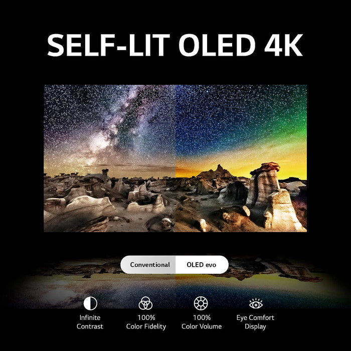 LG OLED83C3PUA C3 Series 83-Inch Class OLED evo 4K Processor Smart Flat Screen Wall Mount TV with Magic Remote AI-Powered OLED83C3PUA, 2023 with Alexa Built-in