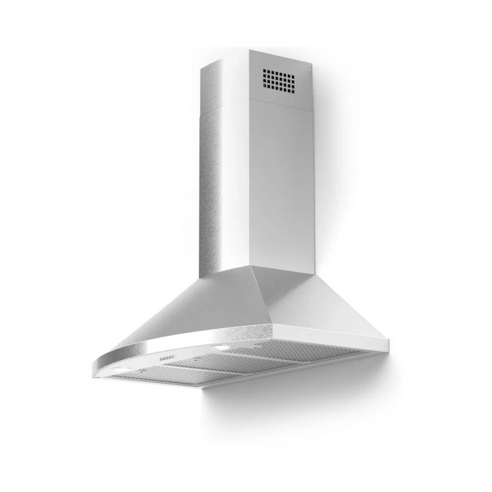 Forte TEGA36 Tega Wall Mount Range Hood with 4 Speeds/600 CFM Blower, Electronic Push Button Controls