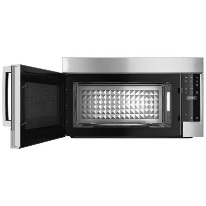 Bosch 800 Series HMV8053U 1.8 cu. ft. Over-the-Range Microwave Oven with 1,000 Cooking Watts, 385 CFM, Convection Cooking, Sensor Cooking, Automatic Defrost, Popcorn Program and LED Illumination