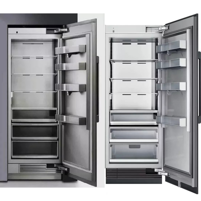 Dacor Contemporary DRR30980RAP 30 Inch Panel Ready Refrigerator Column with 17.8 Cu. Ft. Capacity, Internal RemoteView™ Camera, Push-to-Open™ Door Assist, FreshZone™ Drawer, Internal Water Dispenser, Deodorizing Filter, Power Cool: Right Hinge