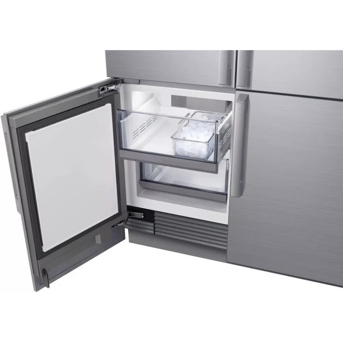 Dacor Transitional DRF425300AP 42 Inch Panel Ready Built-In 4 Door French Door Refrigerator with 23.5 Cu. Ft. Total Capacity, Internal Water Dispenser, Ice Maker, Triple Cooling, FreshZone™ Plus Compartment, FreshZone™ Drawer, Sabbath Mode