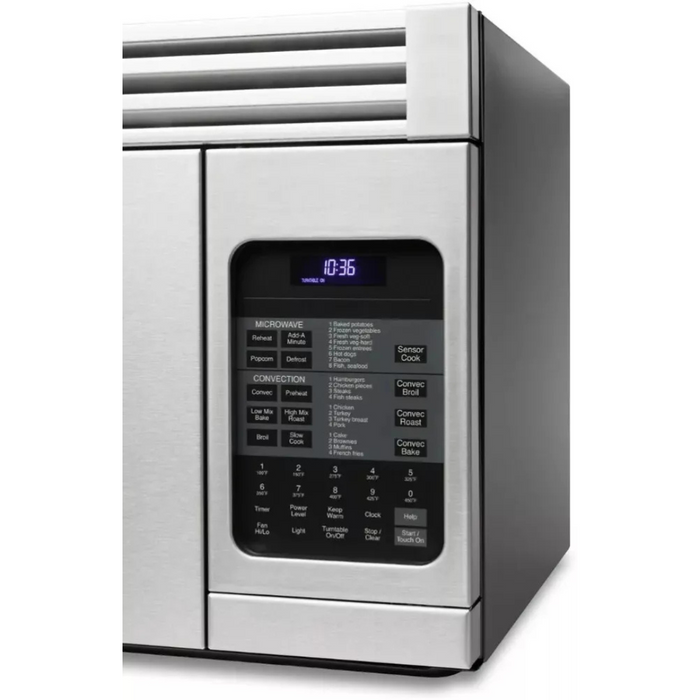 Viking VMOR506SS 30 Inch Convection Microwave Hood with 300 CFM, Multiple Convection Modes, Fast Cooking Times, Add-A-Minute and Child Safety Lock