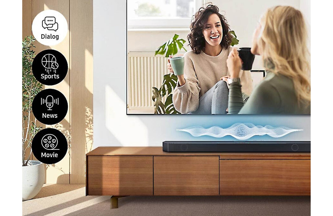 Samsung HW-Q990C Powered 11.1.4-channel sound bar system with Wi-Fi, Apple AirPlay® 2, Dolby Atmos®, and DTS:X