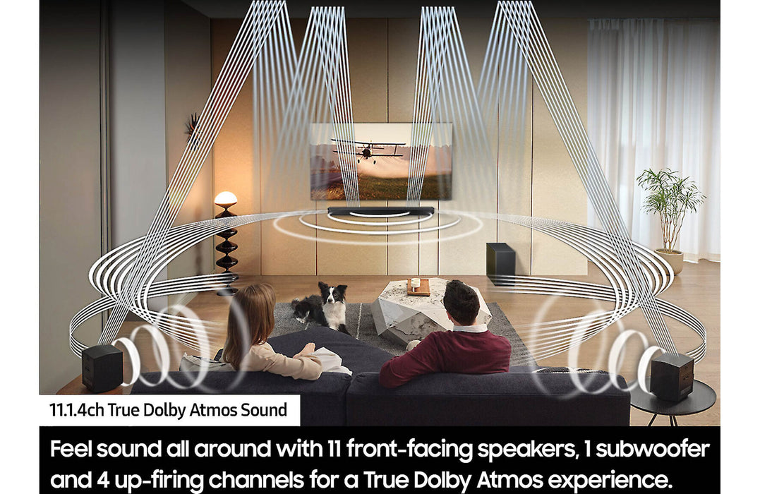 Samsung HW-Q990C Powered 11.1.4-channel sound bar system with Wi-Fi, Apple AirPlay® 2, Dolby Atmos®, and DTS:X
