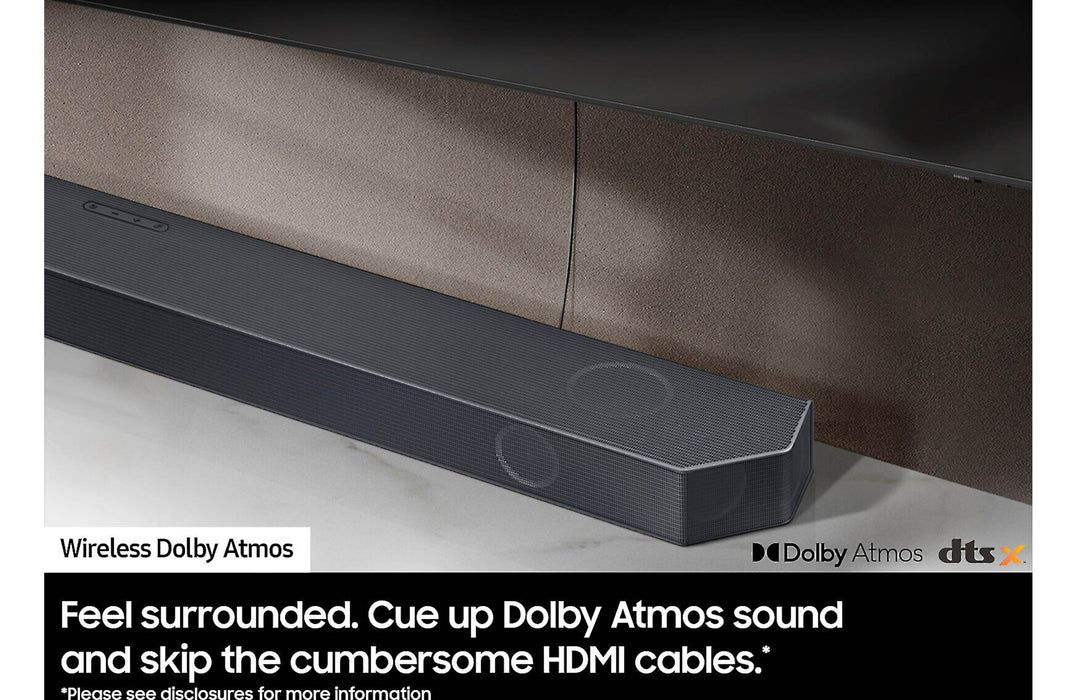 Samsung HW-Q990C Powered 11.1.4-channel sound bar system with Wi-Fi, Apple AirPlay® 2, Dolby Atmos®, and DTS:X