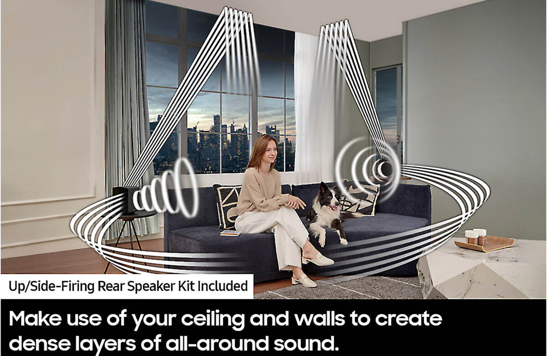 Samsung HW-Q990C Powered 11.1.4-channel sound bar system with Wi-Fi, Apple AirPlay® 2, Dolby Atmos®, and DTS:X
