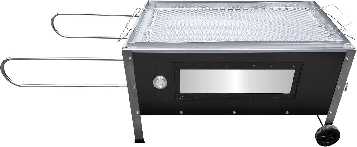 Bene Casa Black Caja Asadora Roasting Box with Window, 100lb BC-77185