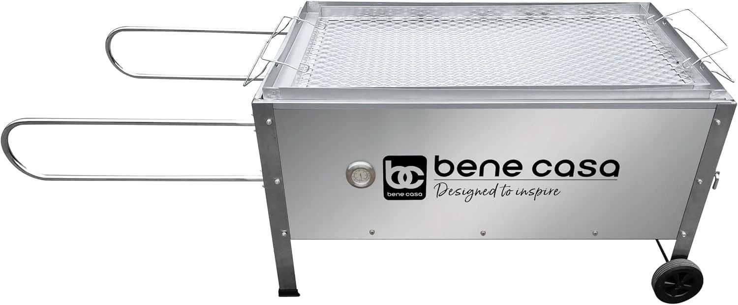 Bene Casa Black Caja Asadora Roasting Box with Window, 100lb (Steel) BC-77186