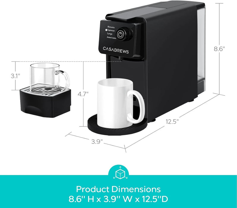 CM7036E Espresso Machine for Nespresso Original Pods, 20 Bar Compact Capsule
