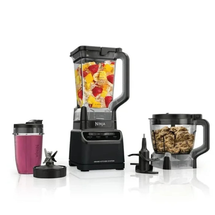 Ninja KS500 Grand Kitchen System 1200W 72 oz Pitcher 8-Cup Food Processor 18 oz single-serve cup