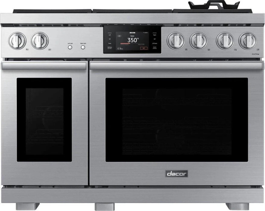 Dacor Transitional DOP48T960GS 48 Inch Freestanding Gas Smart Range with 6 Seale
