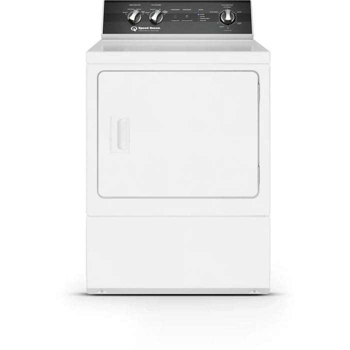Speed Queen DR5004WE 27" Electric Dryer 7.0 Cu Ft White Reversible Door