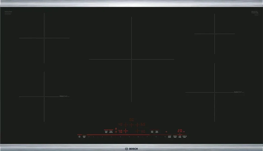 NIB Bosch 800 Series NIT8660SUC 36 Inch Induction Smart Cooktop with 5 Elements