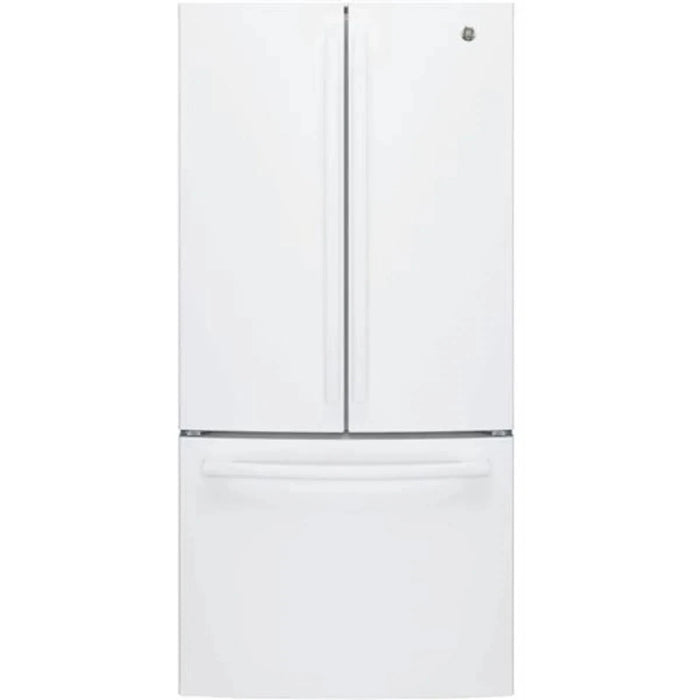 GE GWE19JGLWW 33" Counter Depth French Door Refrigerator 18.6 Cu Ft