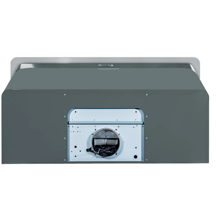 Ilve Majestic II Collection UAM120BG 48 Inch Wall Mount Range Hood with 4-Speed/600 CFM Blower, Push Button Control, Halogen Lighting and Dishwasher-Safe Mesh Filter: Blue Grey