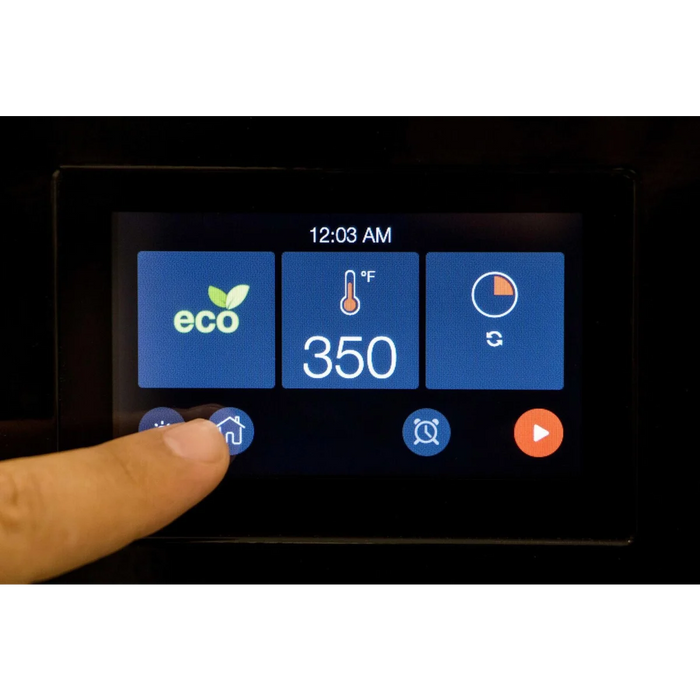 Ilve Majestic II Collection UMI09QNS3MBG 36 Inch Freestanding Induction Range with 5 Elements, 3.5 cu. ft. Oven Capacity, Convection, Warming Drawer, and Fast Pre-Heat: Midnight Blue with Brass Trim