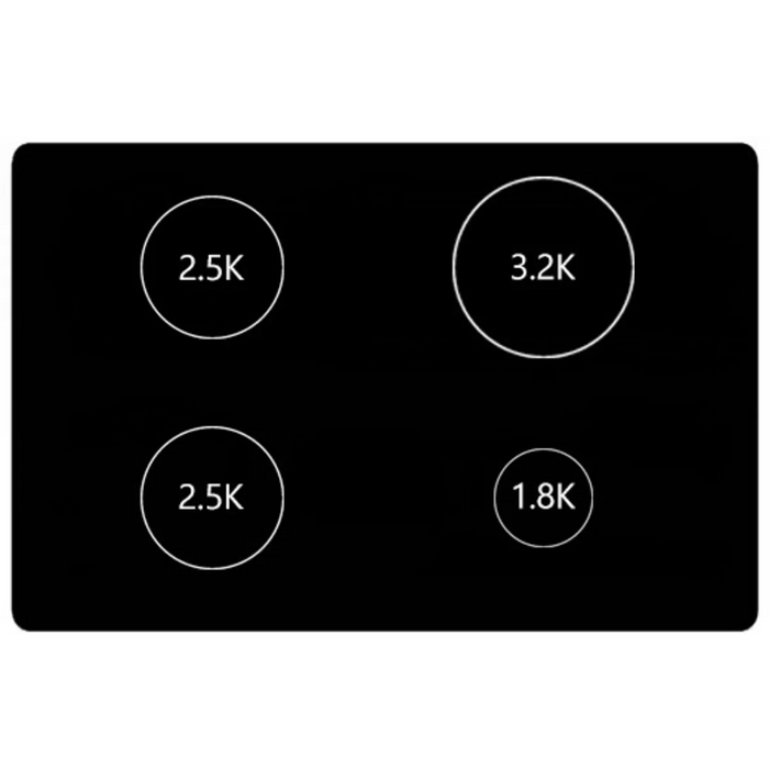 Ilve Majestic II Collection UMI30NE3WHG 30 Inch Freestanding Induction Range with 4 Elements, 3 Cu. Ft. Capacity, Storage Drawer, Self-Clean, and Convection Oven: White, Brass Trim