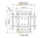 Flush In wall (.9"-26.8" extension) Articulating 42" to 80" - TheAvDudes.com