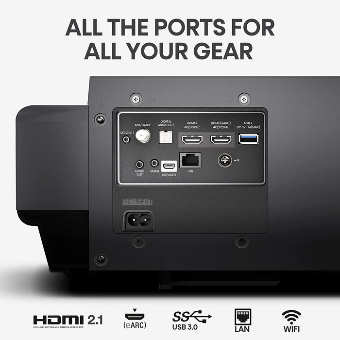 Hisense PX1-Pro TriChroma Triple Laser Cinema Projector 4K Ultra Short Throw-TheAvDudes.com