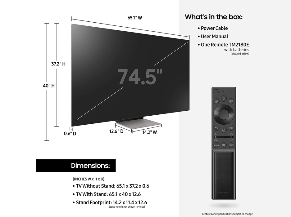 75” Class QN900B Samsung Neo QLED 8K Smart TV (2022) - TheAvdudes.com