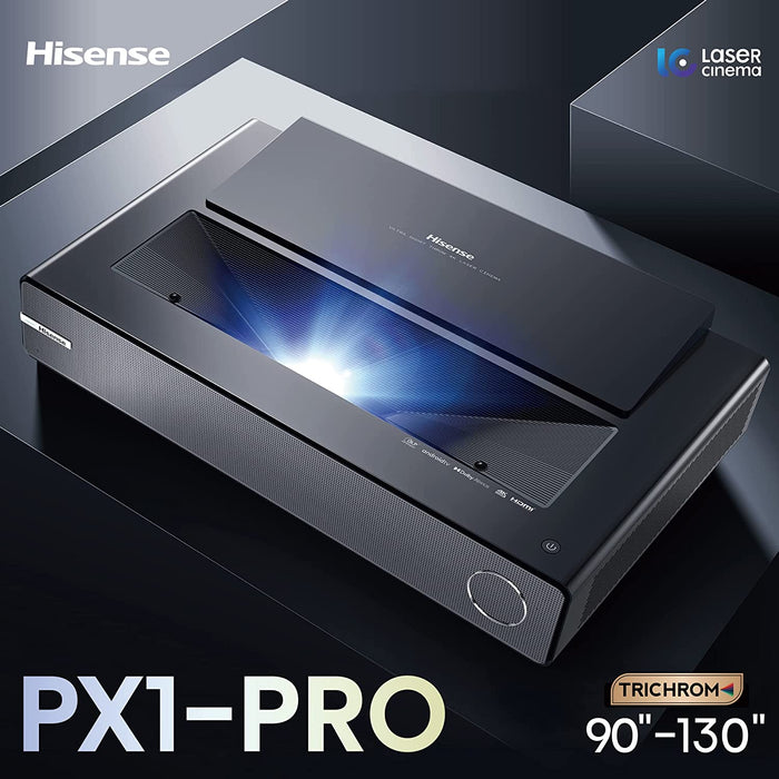 Hisense PX1-Pro TriChroma Triple Laser Cinema Projector 4K Ultra Short Throw-TheAvDudes.com