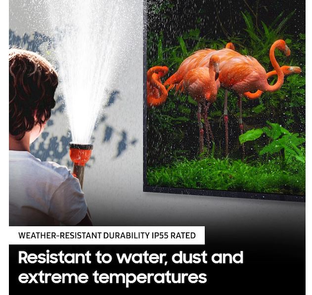 Samsung LST7T Class The Terrace Outdoor QLED 4K UHD HDR Smart TV (2020) - TheAvDudes.com
