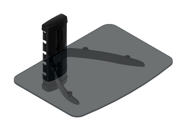 Universalmounts 1 Shelf System with Glass - TheAvDudes.com