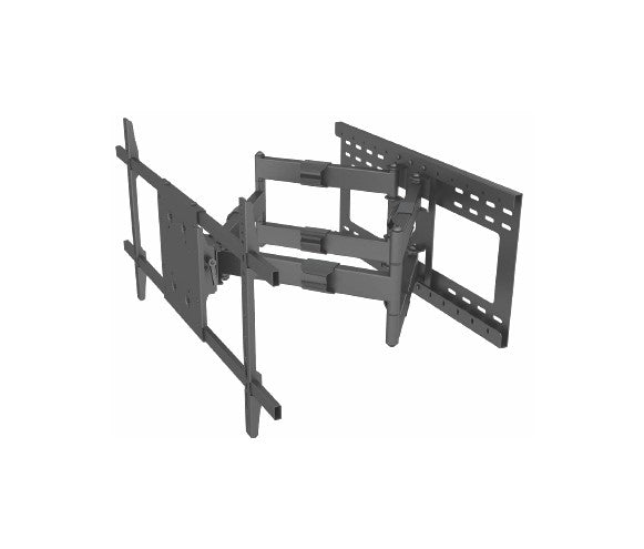 16" to 24" stud support, Dual Arm (32" extension) Articulating mount 40" to 85" - TheAvDudes.com